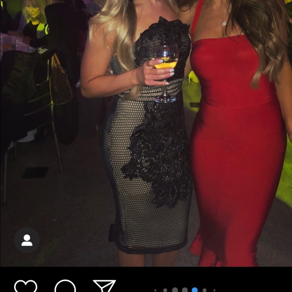 Portia & Scarlett black lace dress